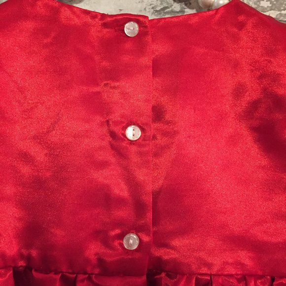 Chaps Baby Girl's Holiday Dress Size 18 Months - Picture 8 of 9